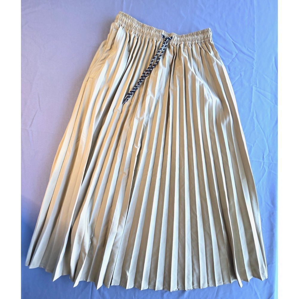 Workman Pleated Skirt Maxi Preppy Packable Japan UV Protection Dry Fasting